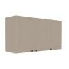 Módulo Armário Aéreo 68x120x56cm 3 Portas 100% MDF Cozinha Provence Robel Fendi/Fendi Matte