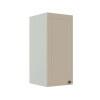 Módulo Armário Aéreo 68x30x34cm 1 Porta 100% MDF Cozinha Modulada Provence Robel Branco/Fendi Matte