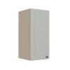 Módulo Armário Aéreo 68x30x34cm 1 Porta 100% MDF Cozinha Modulada Provence Robel Fendi/Branco Matte