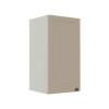 Módulo Armário Aéreo 68x35x34cm 1 Porta 100% MDF Cozinha Modulada Provence Robel Branco/Fendi Matte
