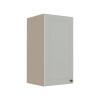 Módulo Armário Aéreo 68x35x34cm 1 Porta 100% MDF Cozinha Modulada Provence Robel Fendi/Branco Matte