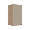 Módulo Armário Aéreo 68x35x34cm 1 Porta 100% MDF Cozinha Modulada Provence Robel Hanover/Fendi Matte