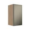 Módulo Armário Aéreo 68x35x34cm 1 Porta Vidro Reflecta Cozinha Modulada Robel Hanover