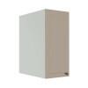 Módulo Armário Aéreo 68x35x56cm 1 Porta 100% MDF Cozinha Modulada Provence Robel Branco/Fendi Matte