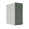 Módulo Armário Aéreo 68x35x56cm 1 Porta 100% MDF Cozinha Modulada Provence Robel Branco/Sálvia Matte
