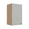 Módulo Armário Aéreo 68x40x34cm 1 Porta 100% MDF Cozinha Modulada Provence Robel Hanover/Branco Matte