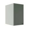 Módulo Armário Aéreo 68x40x56cm 1 Porta 100% MDF Cozinha Modulada Provence Robel Branco/Sálvia Matte