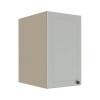 Módulo Armário Aéreo 68x40x56cm 1 Porta 100% MDF Cozinha Modulada Provence Robel Fendi/Branco Matte