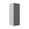 Módulo Armário Aéreo 88x30x34cm 1 Porta 100% MDF Cozinha Provence Robel Branco/Salvia Matte