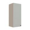 Módulo Armário Aéreo 88x35x34cm 1 Porta 100% MDF Cozinha Provence Robel Fendi/Branco Matte