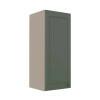 Módulo Armário Aéreo 88x35x34cm 1 Porta 100% MDF Cozinha Provence Robel Fendi/Salvia Matte