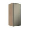 Módulo Armário Aéreo 88x35X34cm 1 Porta Vidro Reflecta Cozinha Modulada Robel Hanover