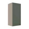 Módulo Armário Aéreo 88x40x34cm 1 Porta 100% MDF Cozinha Provence Robel Fendi/Salvia Matte