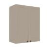 Módulo Armário Aéreo 88x70x34cm 2 Portas 100% MDF Cozinha Provence Robel Fendi/Fendi Matte