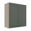 Módulo Armário Aéreo 88x80x34cm 2 Portas 100% MDF Cozinha Provence Robel Fendi/Salvia Matte
