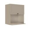 Módulo Armário Aéreo Nicho Micro-Ondas 68x60x43cm 100% MDF Cozinha Provence Robel Fendi/Fendi Matte