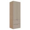 Módulo Paneleiro 172x70x56cm 2 Portas 2 Gavetas 100% MDF Cozinha Provence Robel Hanover/Fendi Matte