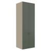 Módulo Paneleiro 208x70x56cm 4 Portas 100% MDF Cozinha Provence Robel Fendi/Salvia Matte