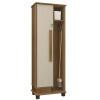 Multiuso Lavanderia com Porta Vassoura 1 Porta Berlim RV Móveis Cinamomo/Off White