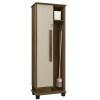 Multiuso Lavanderia com Porta Vassoura 1 Porta Berlim RV Móveis Freijo/Off White