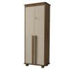 Organizador Multiuso 75cm 2 Portas México RV Móveis Freijo/Off White