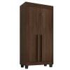 Organizador Multiuso 70cm Lavanderia Quarto Escritório 2 portas Paris RV Móveis Noce