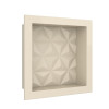Nicho Parede Para Banheiro 30x30x10 Mármore Sintético Cozimax Bege Textura