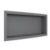 Nicho Parede Para Banheiro 60x27x9cm Termoplástico Cozimax Chumbo
