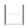 Módulo Nicho Metal 68x60x33cm 2 Prateleiras Cozinha Modulada Robel Branco