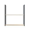 Módulo Nicho Metal 68x60x33cm 2 Prateleiras Cozinha Modulada Robel Fendi