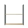 Módulo Nicho Metal 68x60x33cm 2 Prateleiras Cozinha Modulada Robel Hanover