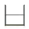 Módulo Nicho Metal 68x60x33cm 2 Prateleiras Cozinha Modulada Robel Salvia