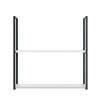 Módulo Nicho Metal 68x70x33cm 2 Prateleiras Cozinha Modulada Robel Branco