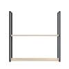 Módulo Nicho Metal 68x70x33cm 2 Prateleiras Cozinha Modulada Robel Fendi