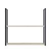Módulo Nicho Metal 68x80x33cm 2 Prateleiras Cozinha Modulada Robel Aspen