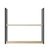 Módulo Nicho Metal 68x80x33cm 2 Prateleiras Cozinha Modulada Robel Hanover