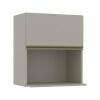 Módulo Armário Aéreo Nicho Micro-Ondas 68x60 100% MDF Cozinha Modulada Gold Robel Fendi/Fendi