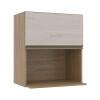 Módulo Armário Aéreo Nicho Micro-Ondas 68x60 100% MDF Cozinha Modulada Gold Robel Hanover/Aspen