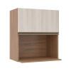 Módulo Armário Aéreo Nicho Micro-Ondas 68x60x43cm 100% MDF Cozinha Modulada Gold J Robel Hanover/Aspen