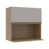 Módulo Armário Aéreo Nicho Micro-Omdas 68x70 100% MDF Cozinha Modulada Gold Robel Hanover/Fendi