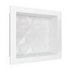Nicho Para Banheiro 40x30x10 Mármore Sintético Cozimax Branco Textura