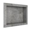 Nicho Para Banheiro 40x30X10 Porcelanato Polido Diamante Cozimax Cinza