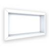 Nicho Para Banheiro 60x30x10 Porcelanato Polido Diamante Cozimax Branco Liso