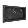Nicho Para Banheiro 60x30x10 Porcelanato Polido Diamante Cozimax Preto