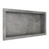 Nicho Para Banheiro 60x30x10 Porcelanato Polido Tradicional Cozimax Cinza