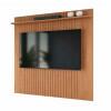 Painel Para TV 75 Polegadas 186x180cm Frisado Atlas Lukaliam Jequitiba