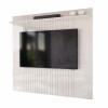 Painel Para TV 75 Polegadas 186x180cm Frisado Atlas Lukaliam Off White