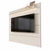 Painel Ripado Moderno Para TV 75¨ Com LED 180cm Bliss EDN 1.8 EDN Off White
