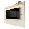 Painel Ripado Moderno Para TV 85¨ Com LED 218cm Bliss EDN 2.2 EDN Off White