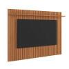 Painel Frisado Para TV até 75 Polegadas Dallas 184x136 Lukaliam Jequitiba/Off White
